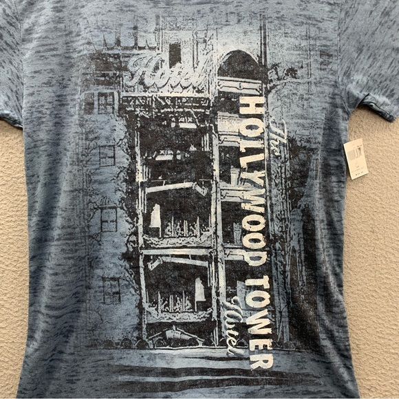 Vintage Disneyland Hollywood Tower of Terror Hotel T-Shirt Hybrid Adults Size XL - Picture 9 of 12